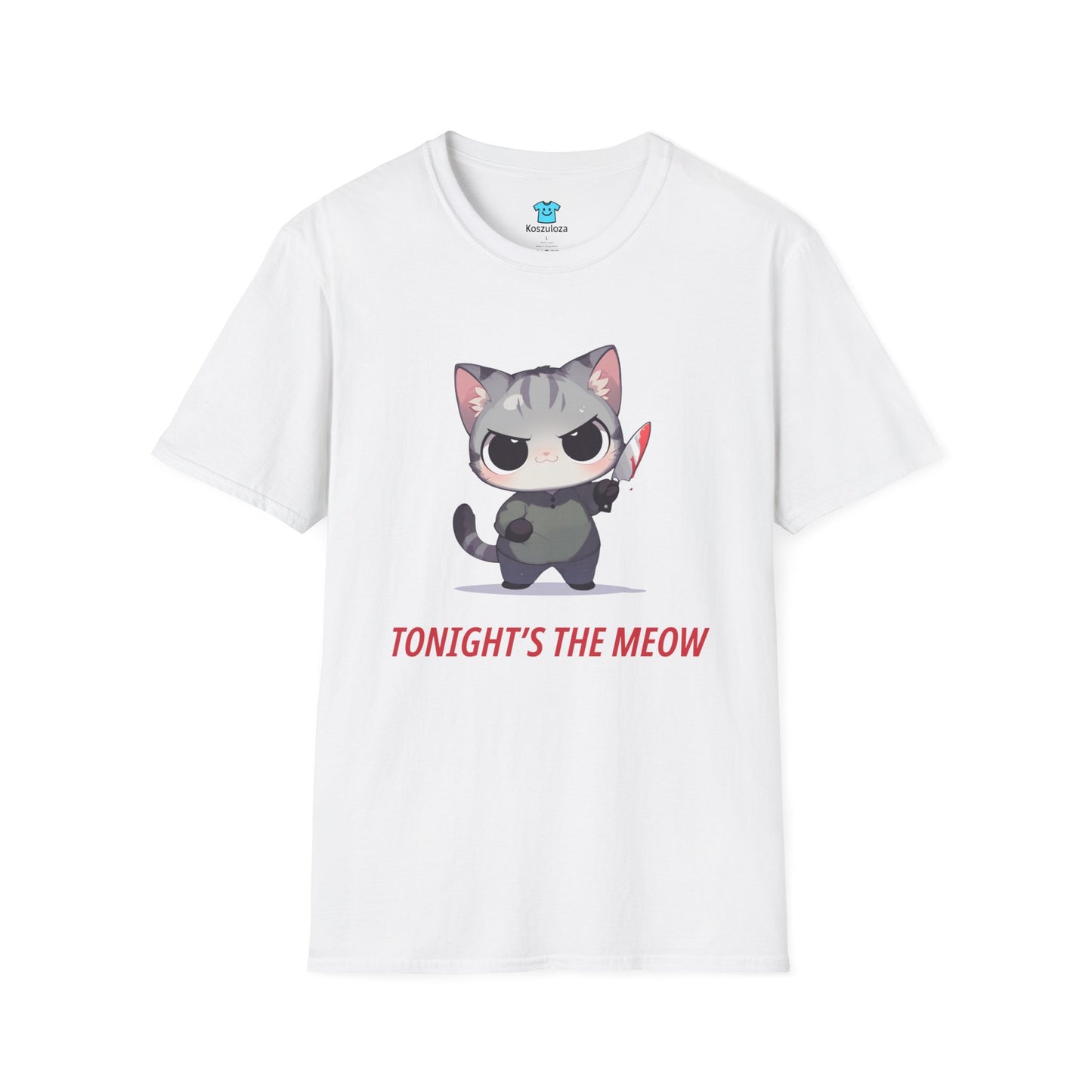 Koszulka „Tonight’s the Meow” – koci urok z pazurem (i podejrzanym alibi)