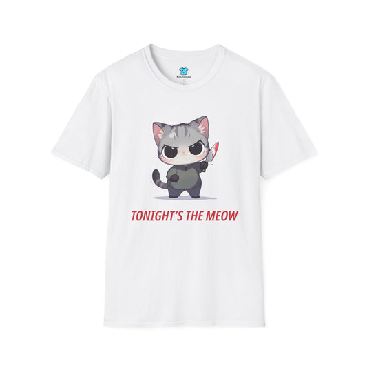 Koszulka „Tonight’s the Meow” – koci urok z pazurem (i podejrzanym alibi)