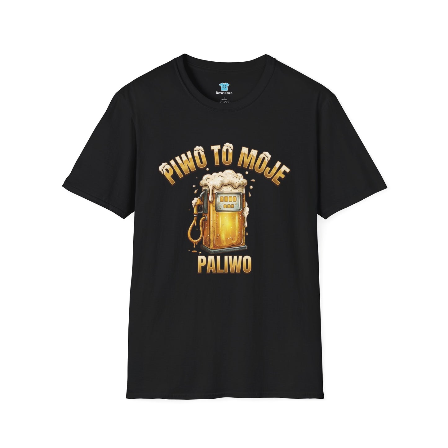 Koszulka „Piwo to moje paliwo” – styl luźny, humor konkret
