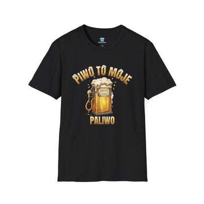 Koszulka „Piwo to moje paliwo” – styl luźny, humor konkret
