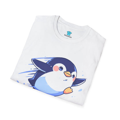 Koszulka „Adidash Penguin” – uroczy, biegnący pingwin w lekkiej, codziennej odsłonie