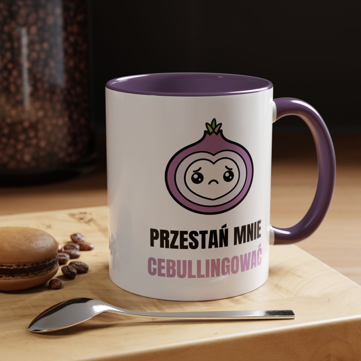 Kubek „Przestań mnie cebullingować” – cebulasty humor na dzień dobry