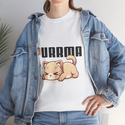 Koszulka „Purrma” – idealna dla wszystkich, którzy kochają koty i cenią spokojny, przytulny vibe